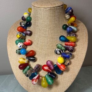 Fulani Mali Wedding Glass Beads Colorful Made in Czech Republic (Bohemia)